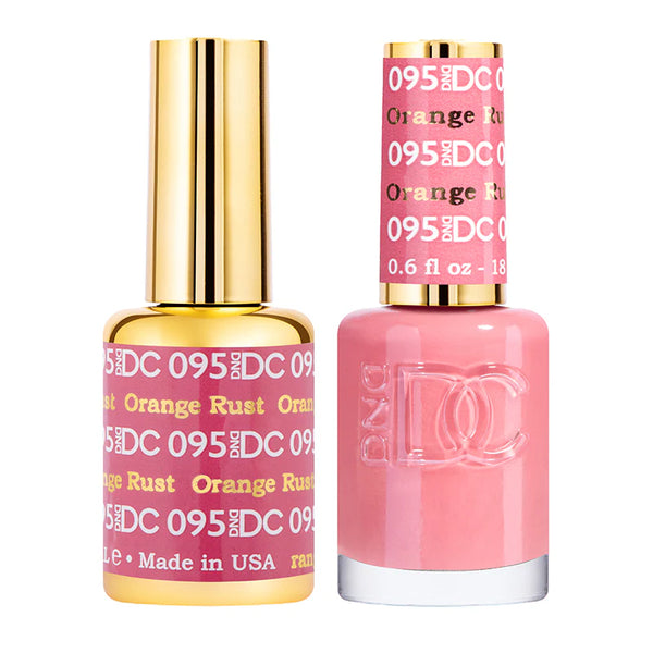 DND DC Gel Polish | Orange Rust - #095 | The Nail Superstore