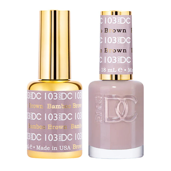 DND DC Gel Polish | Bamboo Brown - #103 | The Nail Superstore