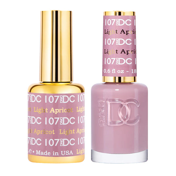 DND DC Gel Polish | Light Apricot - #107 | The Nail Superstore