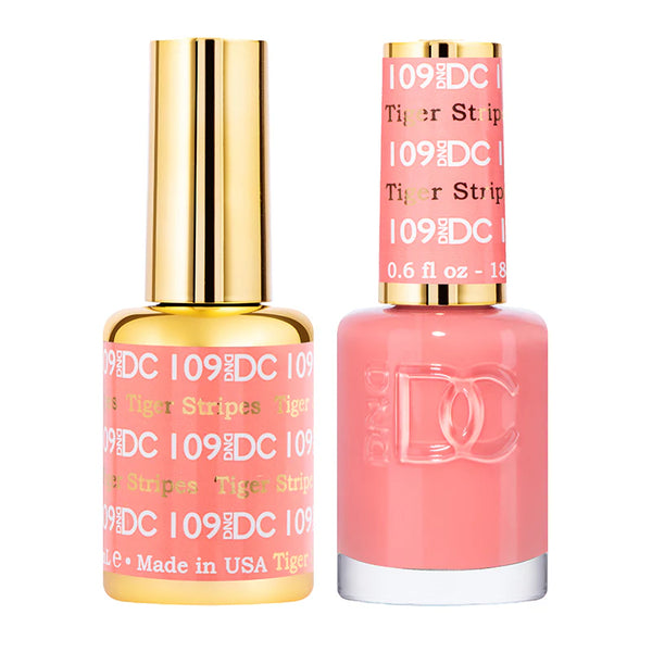 DND DC Gel Polish | Tiger Stripes - #109 | The Nail Superstore