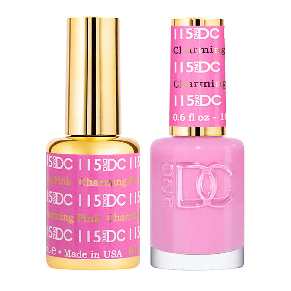 DND DC Gel Polish | Charming Pink - #115 | The Nail Superstore