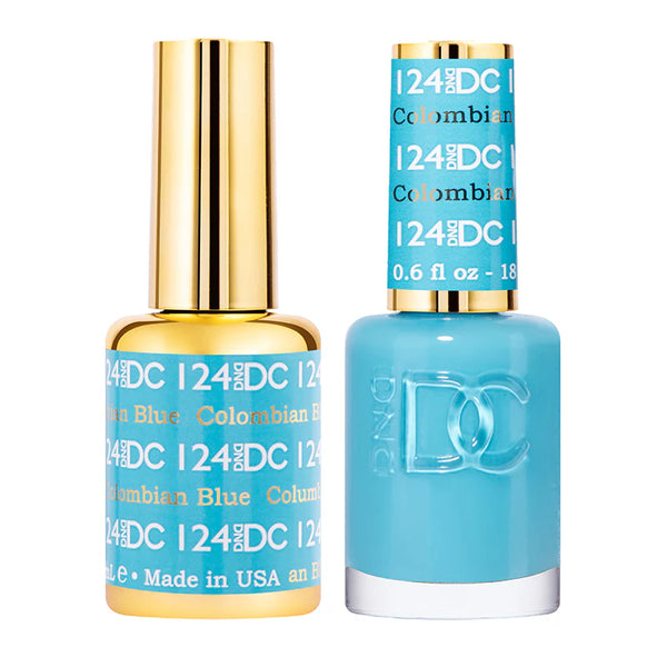 DND DC Gel Polish | Columbia Blue - #124 | The Nail Superstore