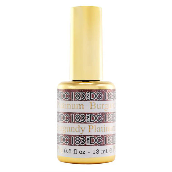 DND DC Gel Polish | Burgundy Platinum - #183 | The Nail Superstore