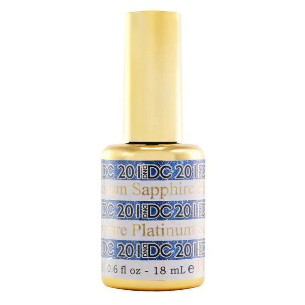 DND DC Gel Polish | Sapphire Platinum - #201 | The Nail Superstore