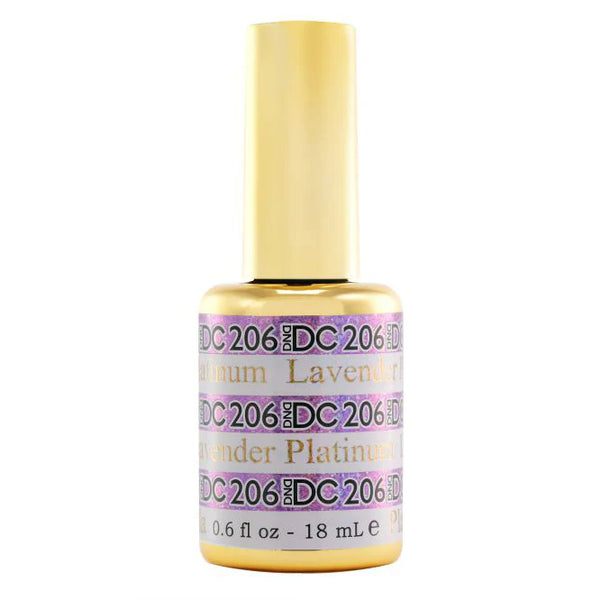 DND DC Gel Polish | Lavender Platinum - #206 | The Nail Superstore