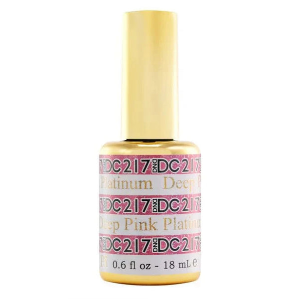 DND DC Gel Polish | Deep Pink Platinum - #217 | The Nail Superstore