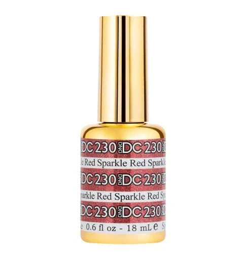 DND DC Gel Polish | Sparkle Red - #230 | The Nail Superstore