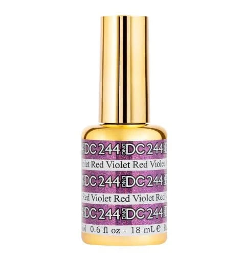 DND DC Gel Polish | Red Violet - #244 | The Nail Superstore
