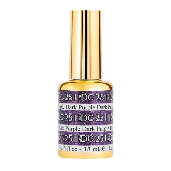 DND DC Gel Polish | Dark Purple - #251 | The Nail Superstore