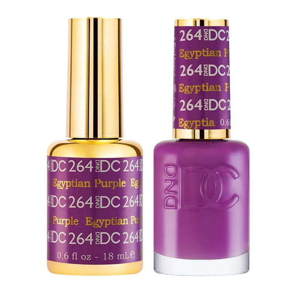 DND DC Gel Polish | Egyptian Purple - #264 | The Nail Superstore