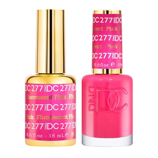 DND DC Gel Polish | Fluorescent Pink - #277 | The Nail Superstore