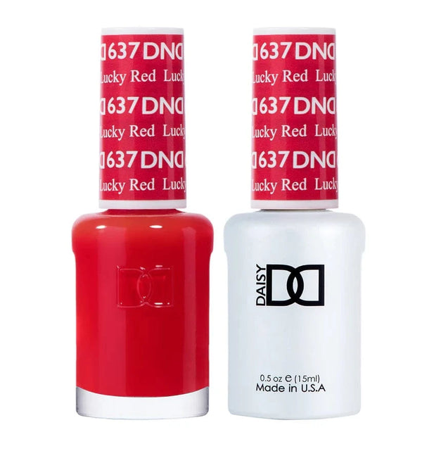 DND Duo Gel Polish | Lucky Red - #637 | The Nail Superstore