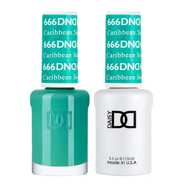 DND Duo Gel Polish | Caribbean Sea - #666 | The Nail Superstore