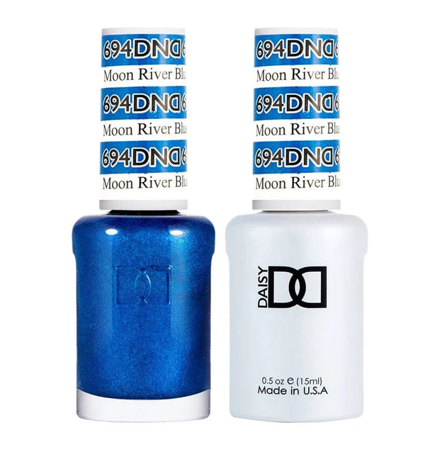 DND Duo Gel Polish | Moon River Blue - #694 | The Nail Superstore