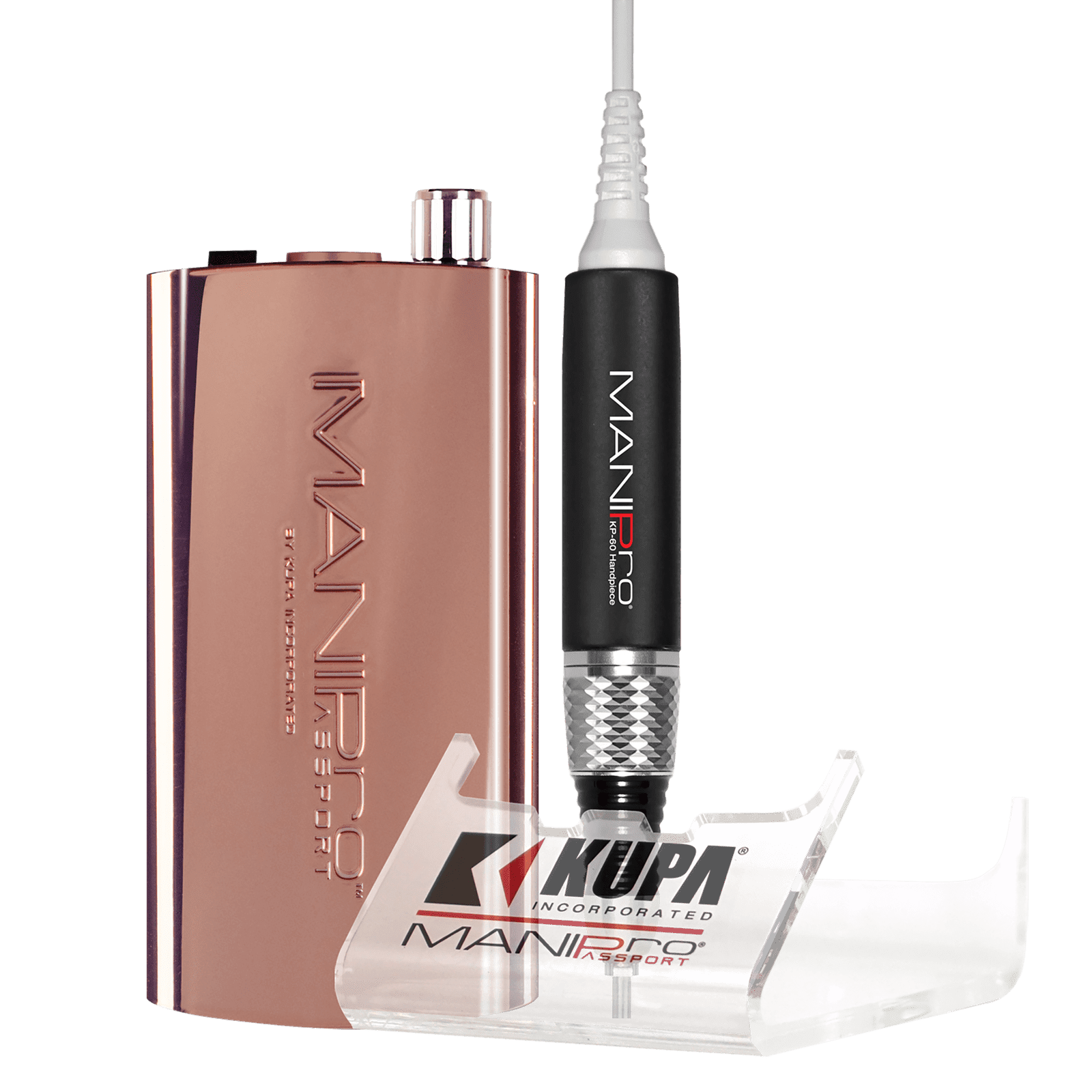 Kupa ManiPro Passport Nail Drill - Professional Electric Nail File | KP-60 - Rose