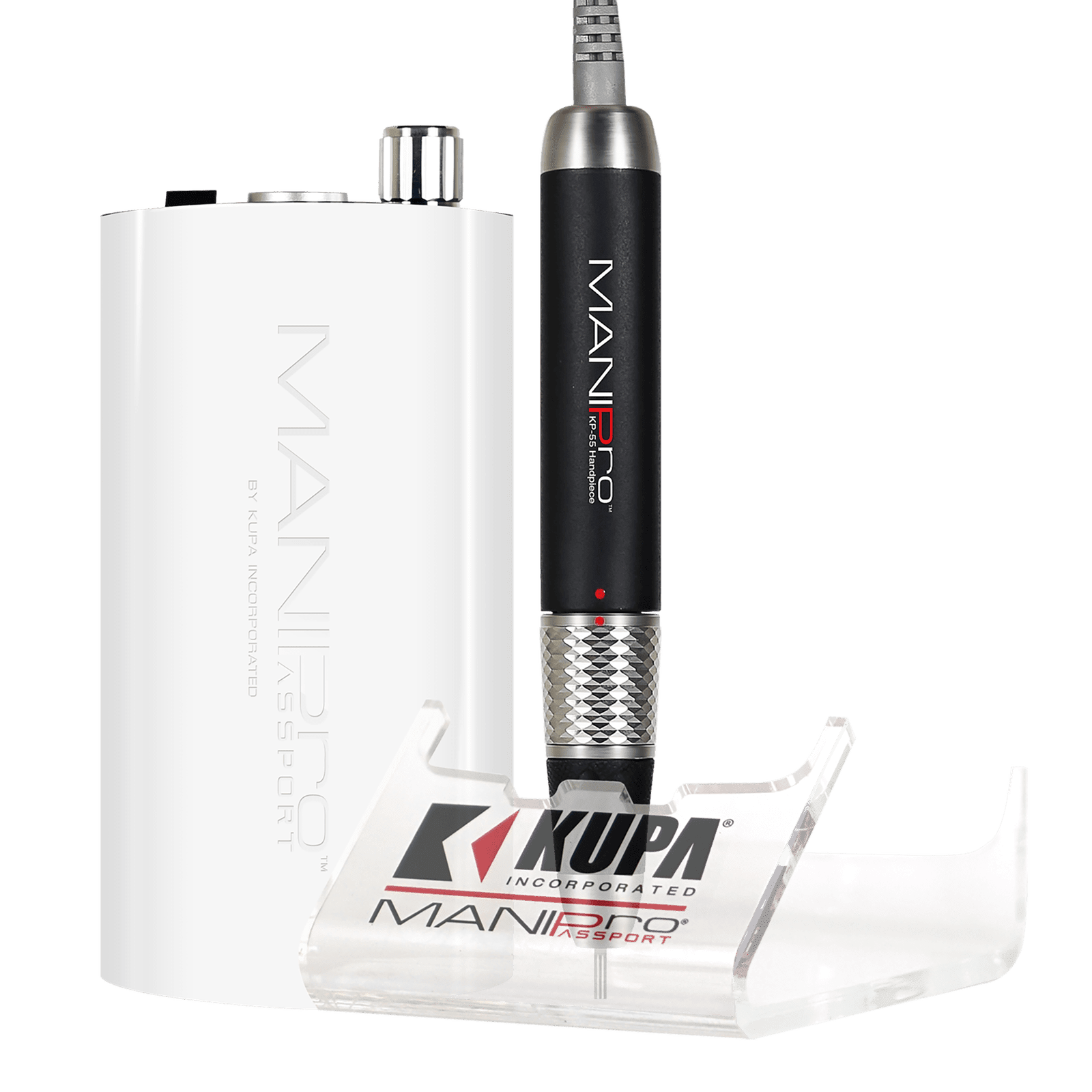 Kupa ManiPro Passport Nail Drill - Professional Electric Nail File | KP-55 - White