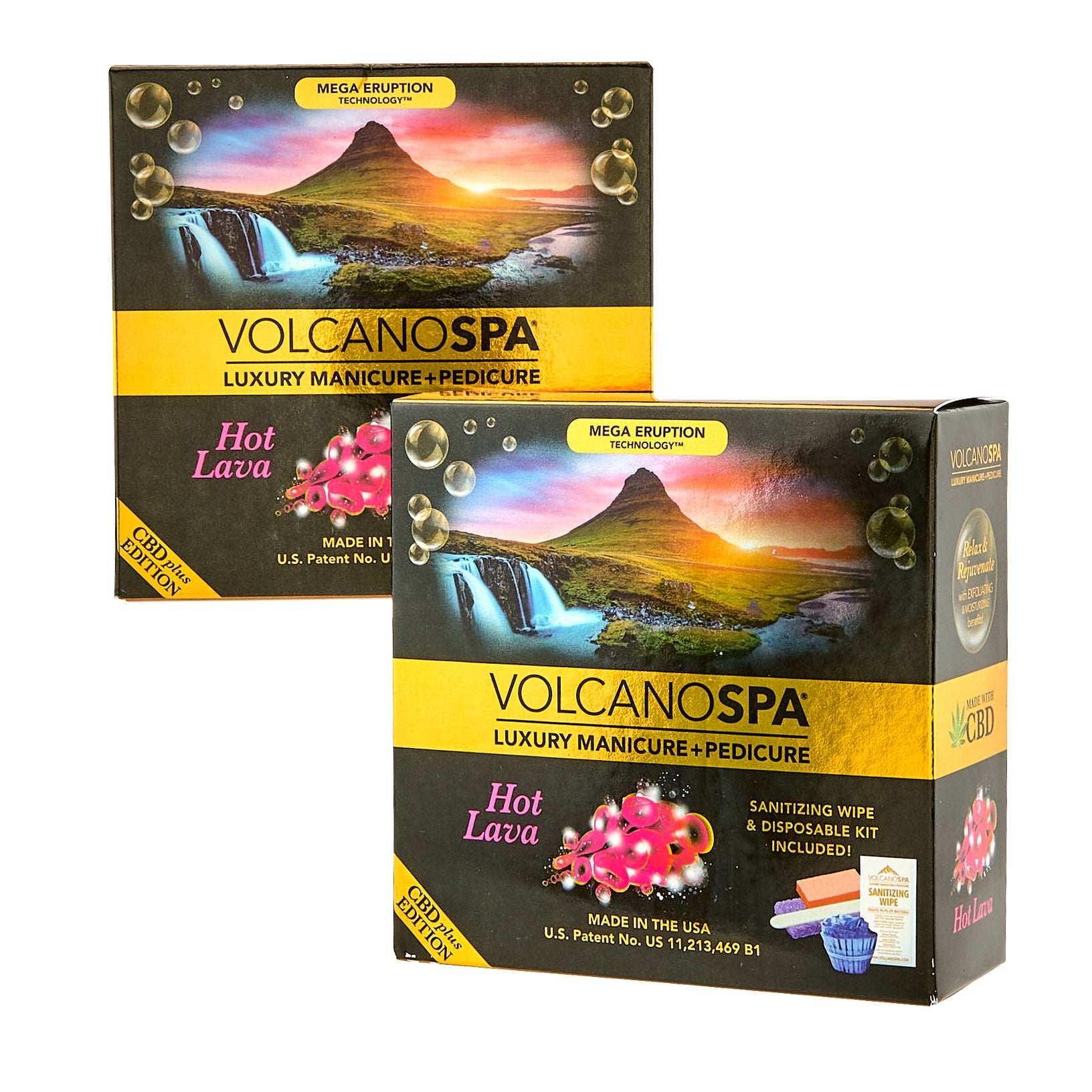 La Palm - Volcano Spa Pedicure Kit | Hot Lava CBD - 10 steps - The Nail Superstore