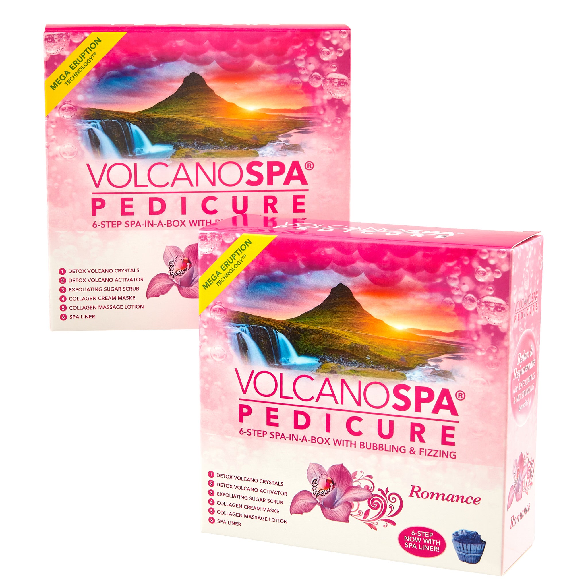 La Palm - Volcano Spa Pedicure Kit | Romance - 6 step - The Nail Superstore