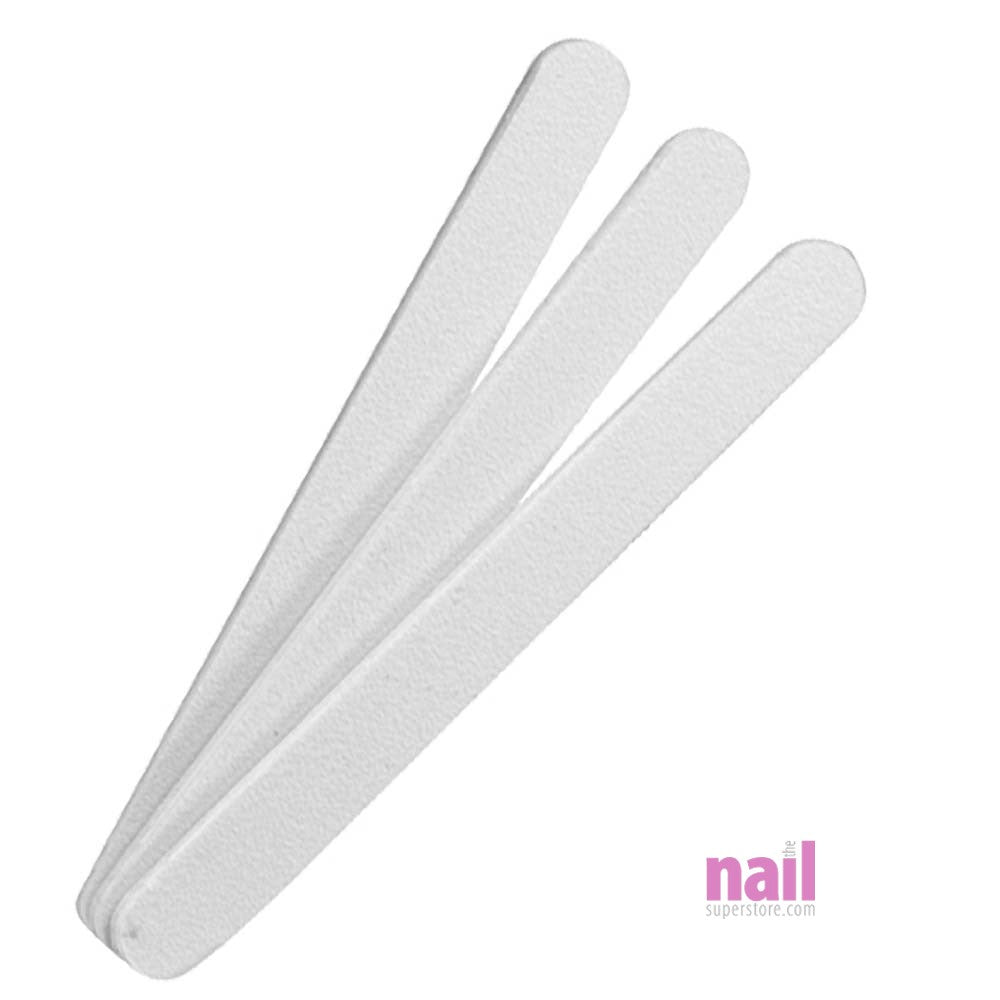 ProMaster Professional Nail File | White Abrasive - 100/100 Grit - Pack of 50