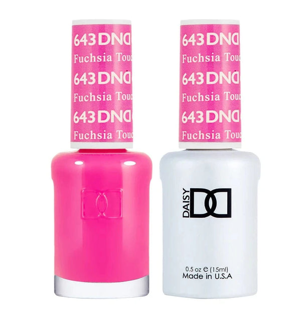 DND Nail Polish DND Duo Gel Polish | Fuchsia Touch - #643