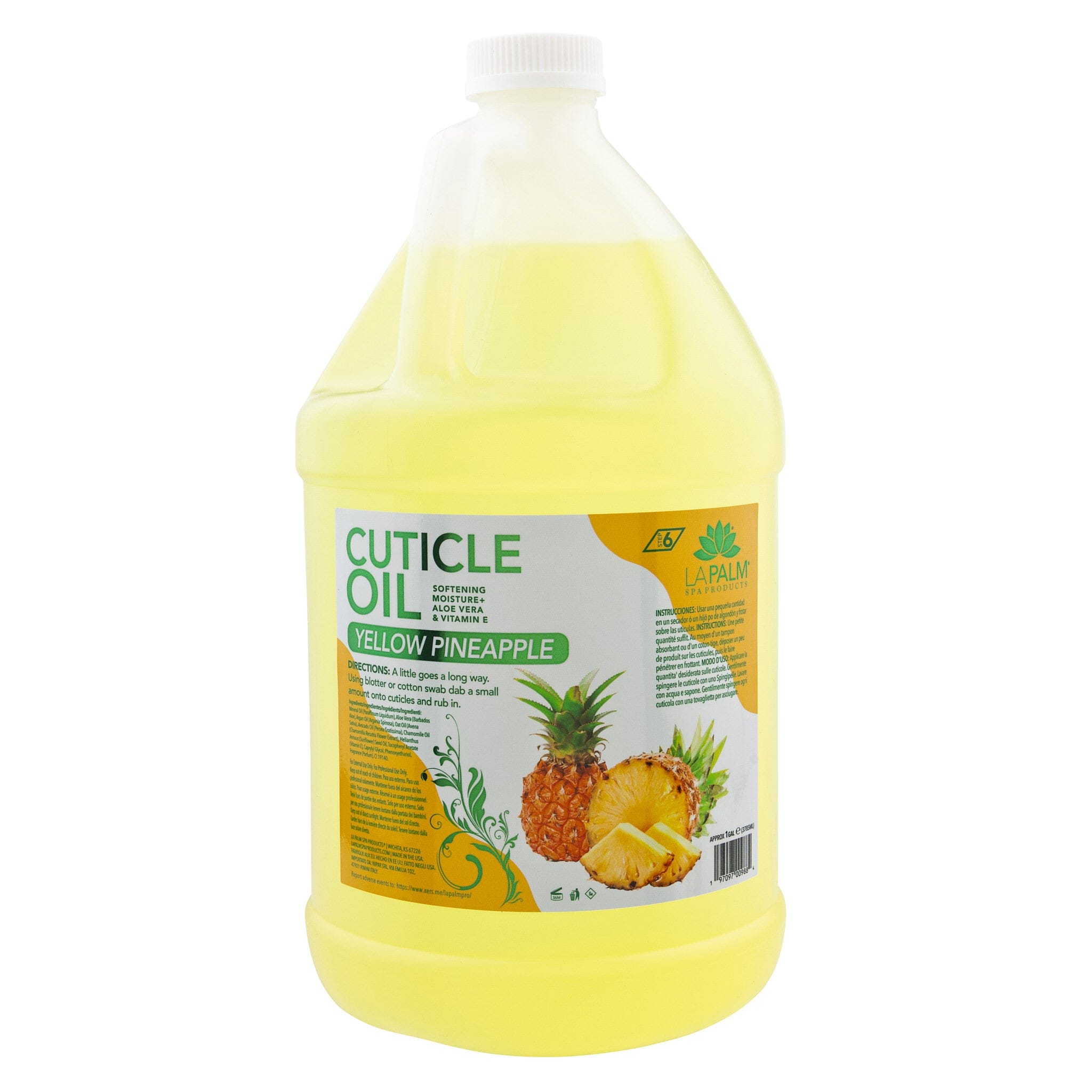 La Palm Cuticle Oil | Soften & Restore Healthy Cuticle Tissues - Gallon