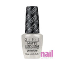 Alt Tag: OPI Matte Top Coat | Prevents Smudges With a Smooth Finish - NTT35 15ml matte top coat bottle for salon nail polish, velvety finish