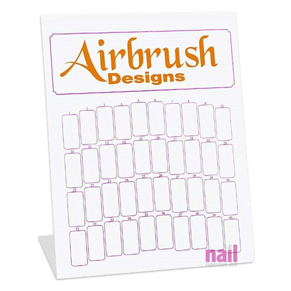 Airbrush Nail Art Table Top Display Board | Showcase Your Work - Each