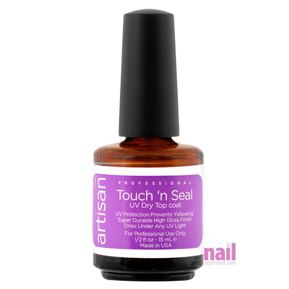 Artisan Touch N Seal UV Dry Top Coat | Cures & Dries Quickly Under UV Light - 0.5 oz