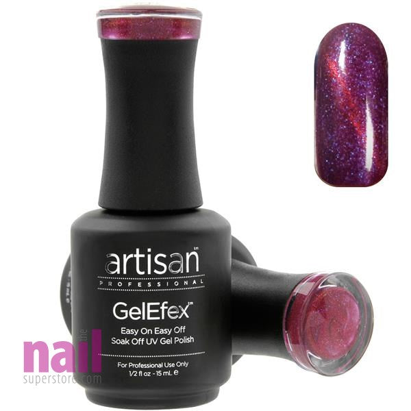 Artisan GelEfex Magnetic Cat Eye Gel Nail Polish | Purple Rain - 0.5 oz