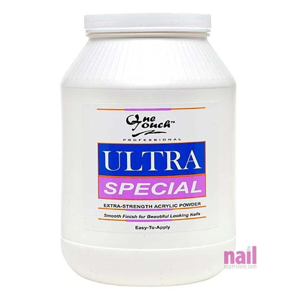 OneTouch Acrylic Nail Powder | High Impact - Amazing Retention - Special Mixed - Jumbo Size - 5 lbs 110002 - The Nail Superstore