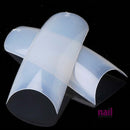 Tapered Curve Nail Tips | ABS Plastic - Natural Look - Size