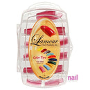 Lamour Colored Nail Tips | Glitter Pink - L23 - Box of 100 tips 110248 - The Nail Superstore