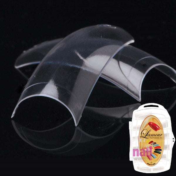 Crystal Clear Nail Tips | Size #0 - #10 - Box of 100 tips 110320 - The Nail Superstore