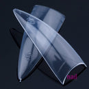 Lamour Clear Stiletto Nail Tips | Dramatically Thin & Edgy - Box 100 tips 110331 - The Nail Superstore