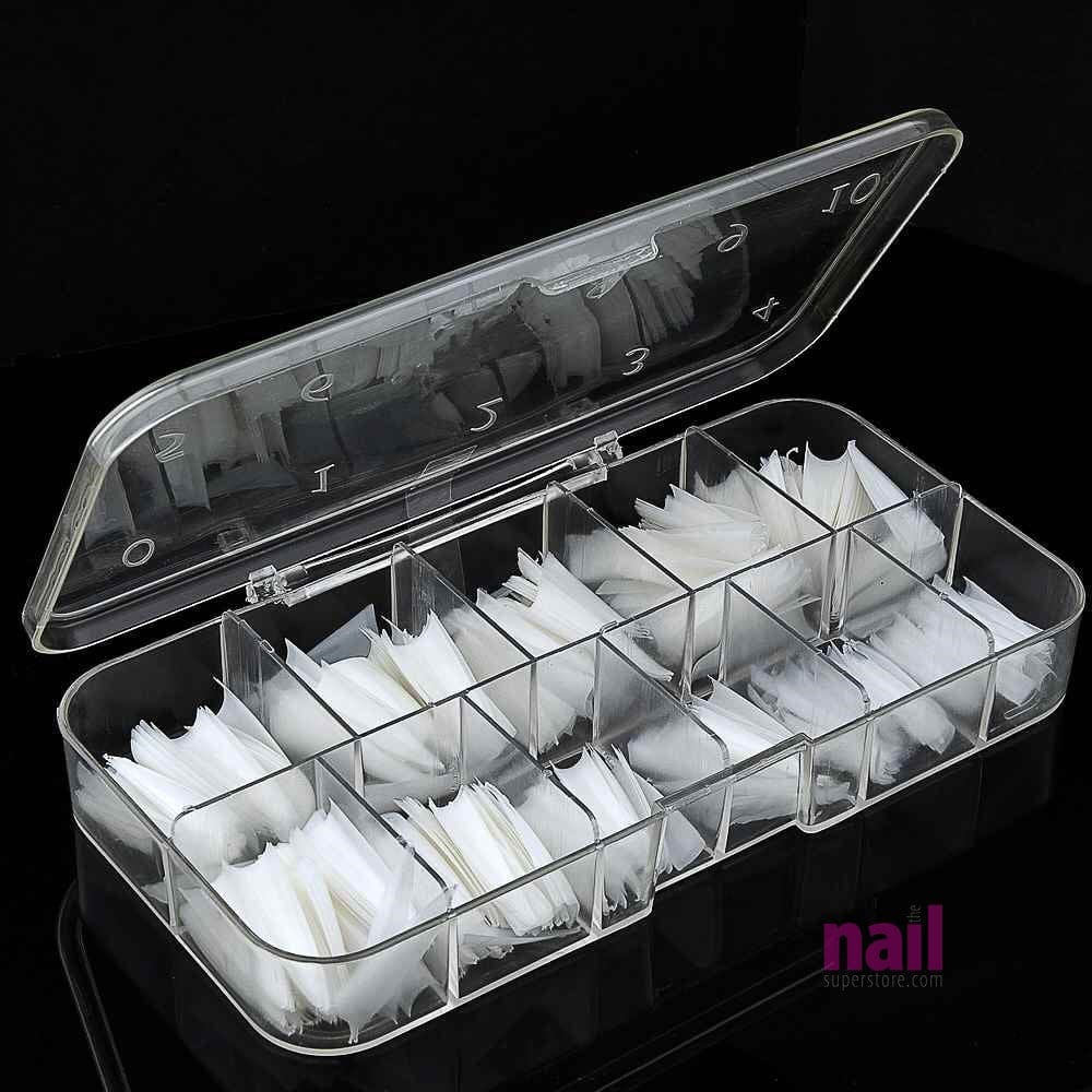 US Stiletto Nail Tips | Natural Color - Size #0 - #10 | Box of 540 tips - Pack