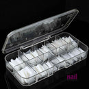 US Stiletto Nail Tips | Natural Color - Size #0 - #10 | Box of 540 tips - Pack