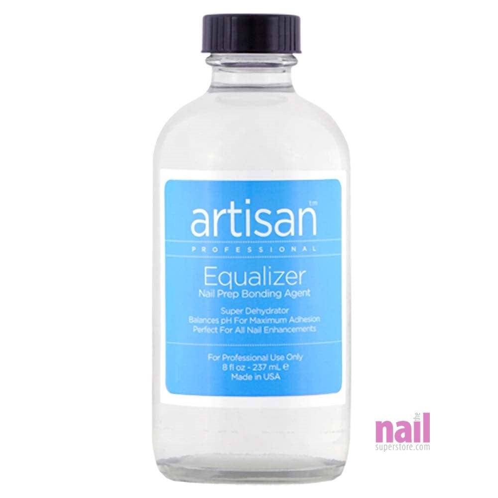 Artisan Equalizer Nail Prep Agent | Super Dehydrator - pH Balancing Agent - 8 oz. salon nail dehydrator bonding agent bottle