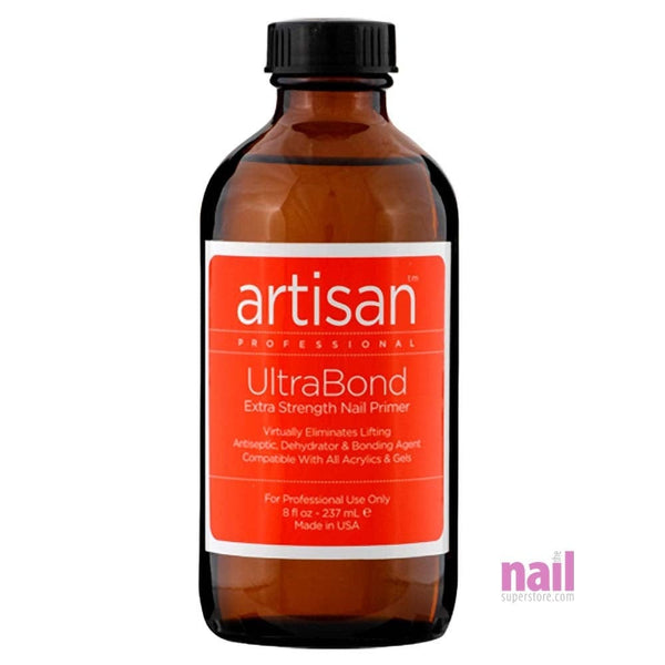 Artisan Acrylic Nail Primer | Ultra Bond - Extra Strength - Eliminate Lifting - 8 oz 119011 - The Nail Superstore