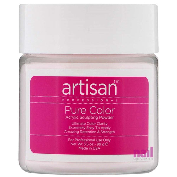 Artisan Acrylic Nail Powder | Soft Pink Color - Superior Adhesion - 3.5 oz 119029 - The Nail Superstore