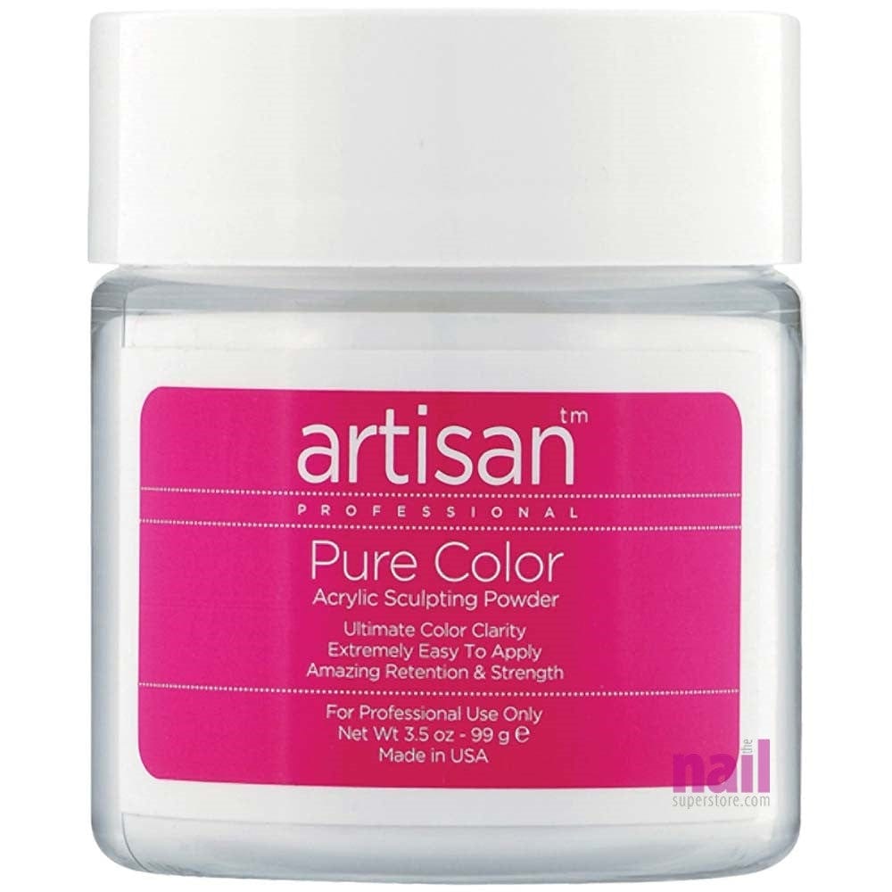 Artisan Acrylic Nail Powder | Premium White Color - Self Leveling - 3.5 oz 119050 - The Nail Superstore
