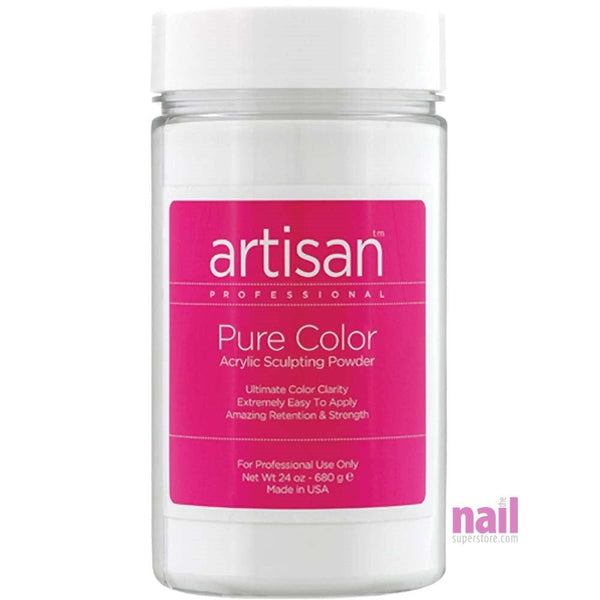 Artisan Acrylic Nail Powder | Premium White Color - Easy To Control - 24 oz 119053 - The Nail Superstore