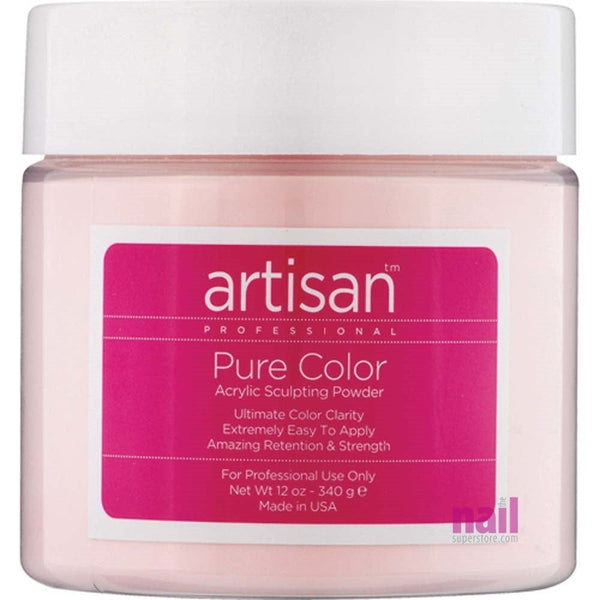 Artisan Acrylic Nail Powder | Opaque Pink - Easy To Control - 12 oz 119070 - The Nail Superstore