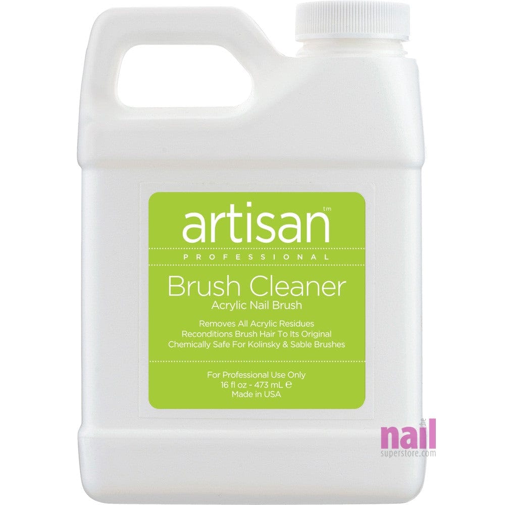 Artisan Brush Cleaner | Cleans and Conditions Nail Brushes - 16 oz 119077 - The Nail Superstore