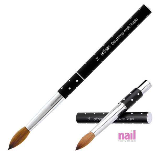 Artisan Acrylic Nail Brush | GrandMaster Kolinsky Series - Size #14 - Each 119302 - The Nail Superstore