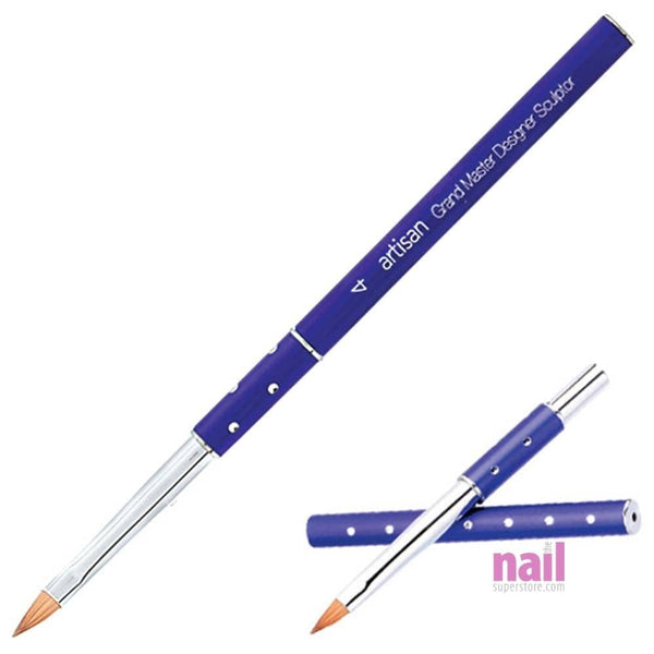 Artisan Acrylic Nail Brush | GrandMaster Kolinsky Sculptor - Size #4 - Each 119315 - The Nail Superstore