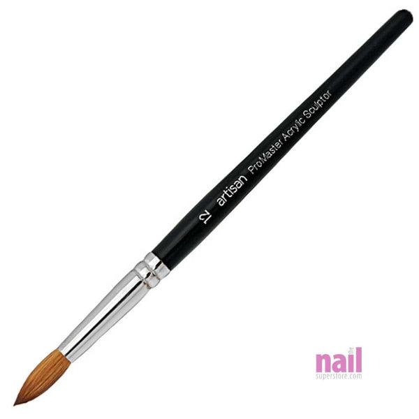 Artisan Acrylic Nail Brush | ProMaster Kolinsky Series - Size #12 - Each 119319 - The Nail Superstore