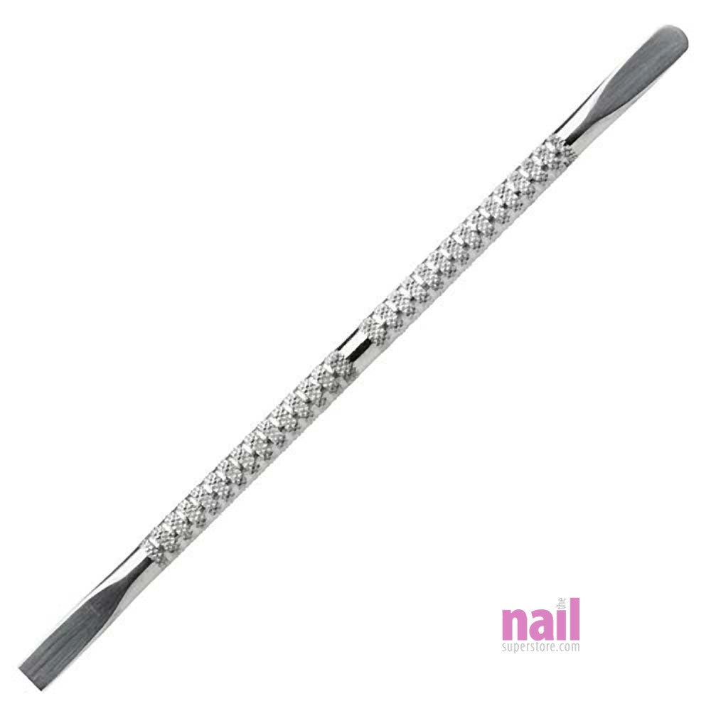 Professional Cuticle Pusher |  Flat Square & Round Double Side - Each