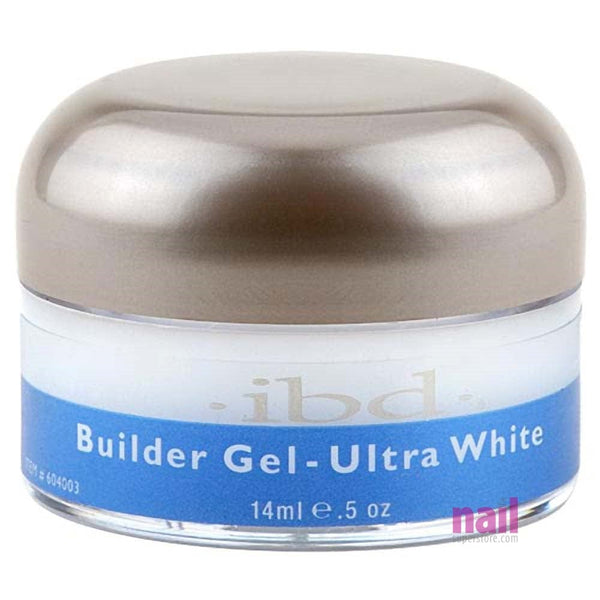 IBD Builder Gel | Ultra White - 0.5 oz 120019 - The Nail Superstore