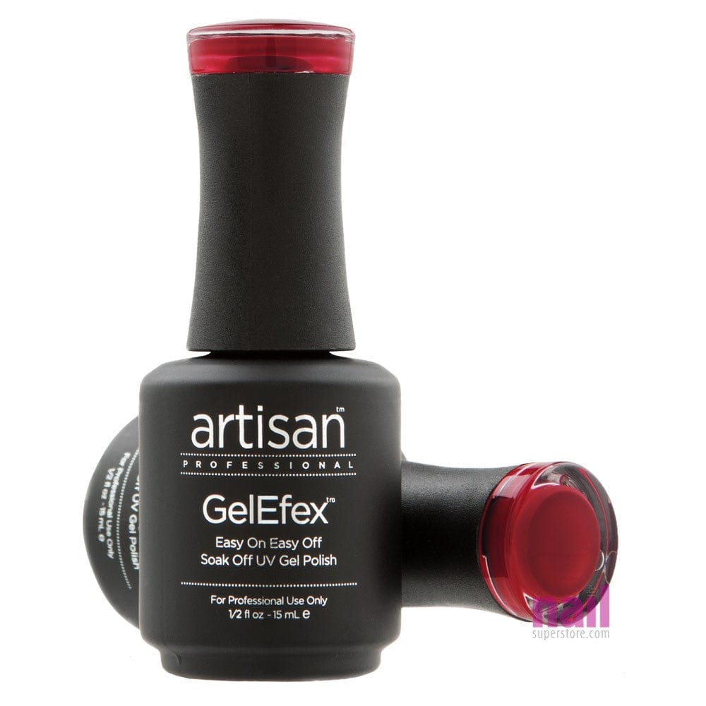 Artisan GelEfex Gel Nail Polish | Advanced Formula – Masque-Red - 0.5 oz 128512 - The Nail Superstore