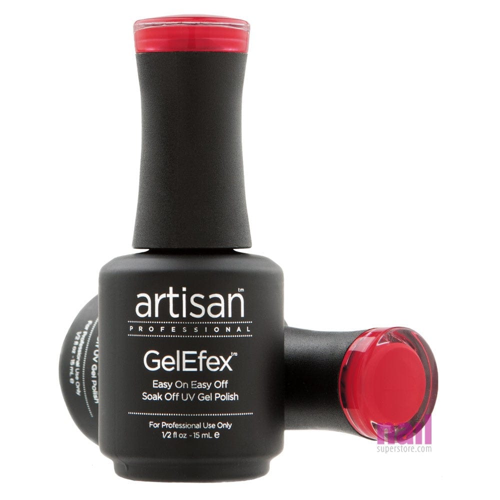 Artisan GelEfex Gel Nail Polish | Advanced Formula – Tainted Red - 0.5 oz 128523 - The Nail Superstore